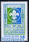 Union Isl., One hundred years of world scouting 1v