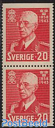 King Gustaf V birthday booklet pair