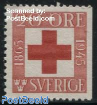 Red Cross 1v (! side imperforated)