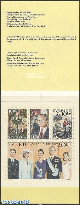 King 50th anniversary 4v in booklet