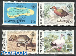 Aldabra post office 4v