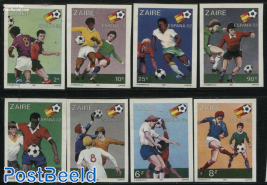 World Cup Football 8v, imperforated
