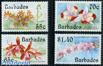 Orchids 4v