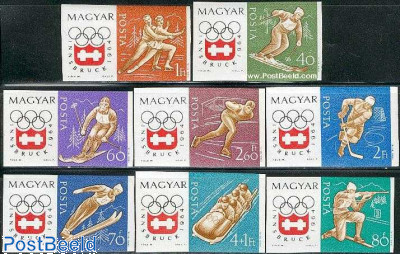 olympic Winter Games 8v imperforated