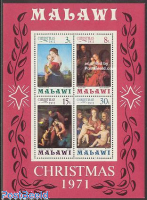 Christmas, Madonna paintings s/s