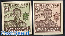 25 years scouting 2v imperforated