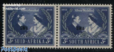 Silver wedding pair