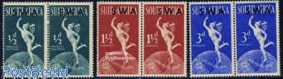 UPU Centenary 3 pairs