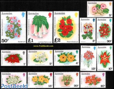 Definitives, flowers 15v (without year)