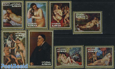 Titian paintings 8v