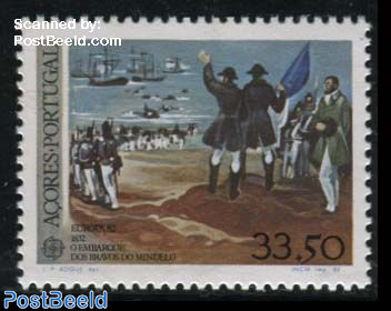 Europa, Return of Mindelo heroes (1832) 1v