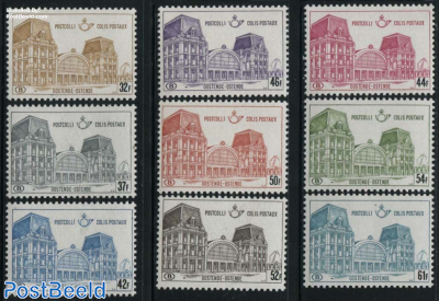Railway parcel stamps 9v