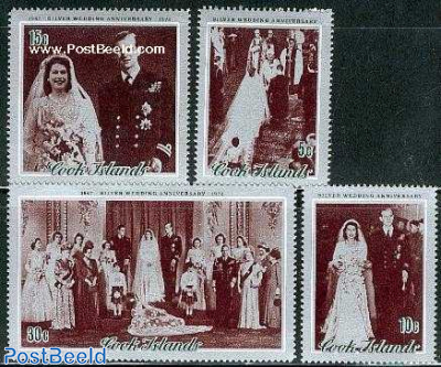 Royal silver wedding 4v