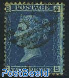 2p Blue, Queen Victoria