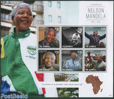 Nelson Mandela 6v m/s
