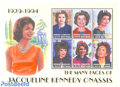 Jacqueline Kennedy Onassis 6v m/s