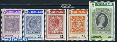 Stamp centenary 5v
