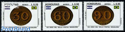 Brazilian stamps 3v