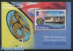 25 years RMS St. Helena s/s