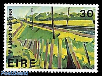 W.J. Leech railway painting 1v