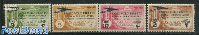 Cyrenaica, Direct flight Rome-Buenos Aires 4v