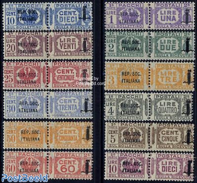 Parcel stamps 12v