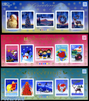 Winter greetings 15v s-a (3 m/s), j.issue Finland