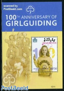 100th ann. of Girlguiding s/s