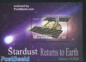 Stardust returns to earth s/s