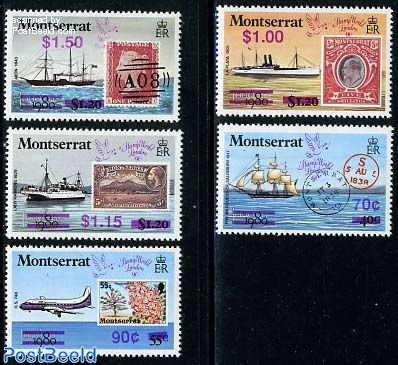 Stamp world London 1990 5v
