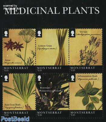 Medicinal plants 6v m/s