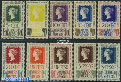 Stamp centenary 10v