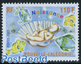 Birth stamp 1v