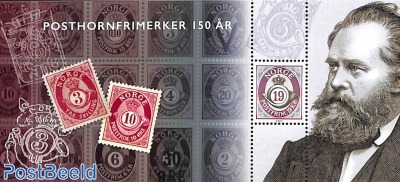 150 years Posthorn stamps s/s