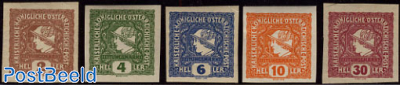 Newspaper stamps 5v