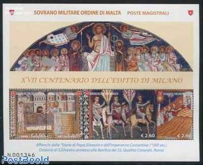 1700 Years Edict of Milano s/s