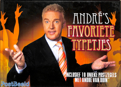 André's Favoriete Typetjes, hardcover booklet