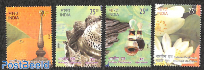 Perfumes, scentic stamps 4v