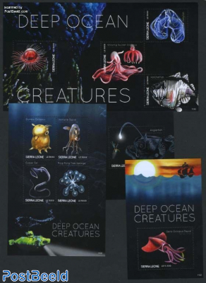 Deepsea creatures 4 s/s