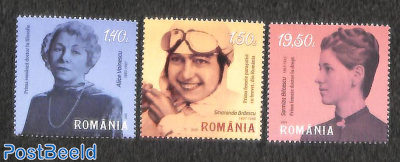 Famous women 3v