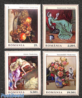 Theodor Aman paintings 4v