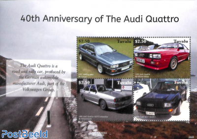 40 years Audi Quattro 4v m/s