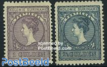 Definitives Wilhelmina 2v