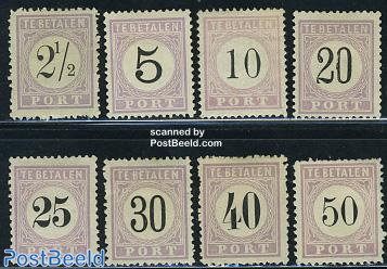 Postage due 8v