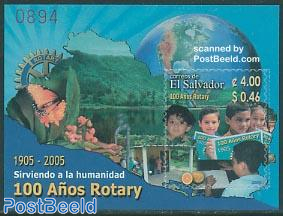 Rotary centenary s/s