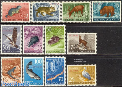 Definitives, animals 12v