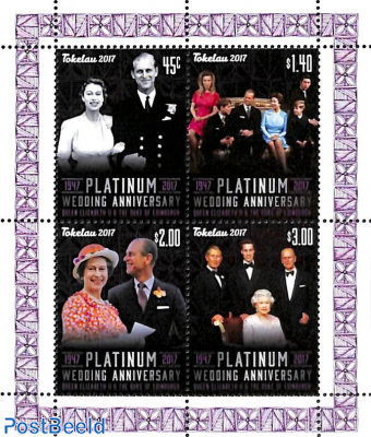 Queen Elizabeth II, Platinum Wedding Anniversary s/s