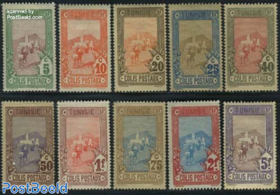 Parcel stamps 10v