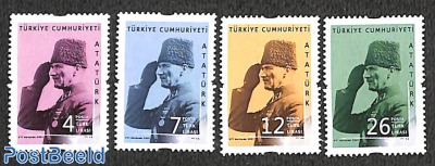 Definitives, Ataturk 4v