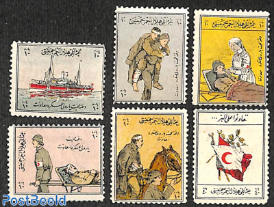 Welfare stamps, war victims 6v